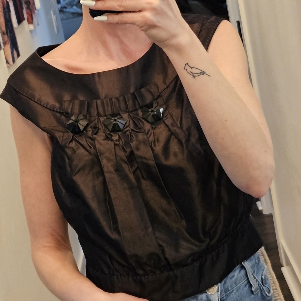Louis Vuitton 100% Silk Sleeveless Top - SIZE 40 - Picture 11 of 11